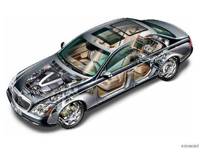 Maybach Cutaway poster 27"x40" 27x40 Oversize The Poster Depot