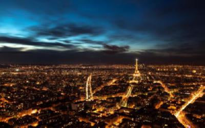 Paris At Night Skyline poster Eiffel Tower poster Large for sale cheap United States USA