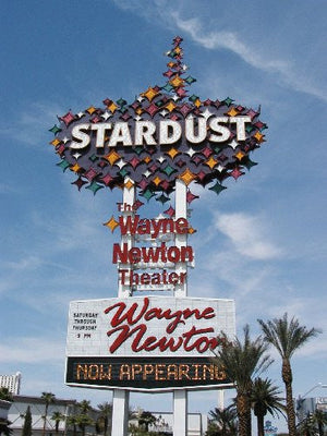 Las Vegas Stardust Casino Sign Art Poster Oversize On Sale United States
