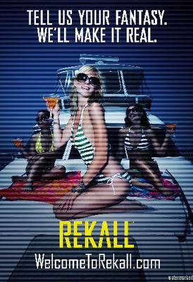 Total Recall movie Poster Oversize On Sale United States