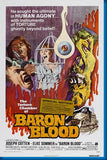 Baron Blood poster 11x17 The Poster Depot