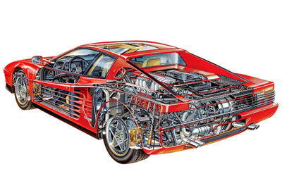 ferraritestarossa Poster 27x40 