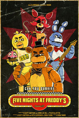 Five Nights at Freddy's Movie Poster 16"x24"