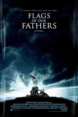 Flags of Our Fathers Movie Poster tin Metal Print Wall Art