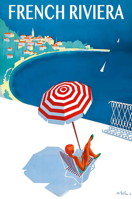 French Riviera Poster (11"x17") The Poster Depot