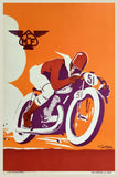 MCF Motorcycle Club of France Poster (11"x17") The Poster Depot
