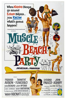Muscle Beach Party poster 24in x 36in