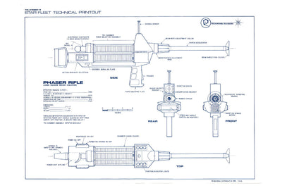 Phaser Rifle Movie Poster Star Fleet On Sale United States