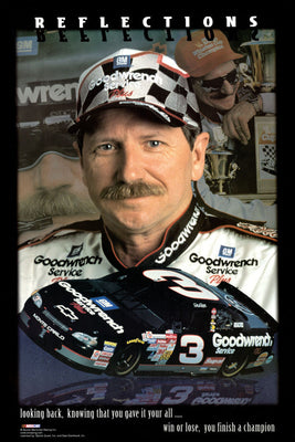 Dale Earnhardt Finish A Champion Poster 27x40 27"x40"