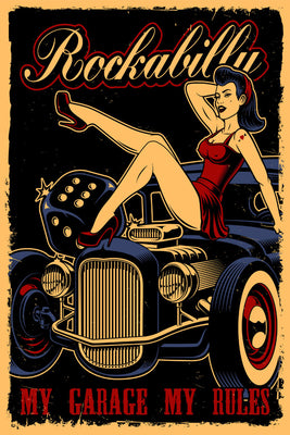 Rockabilly Poster (11"x17") The Poster Depot