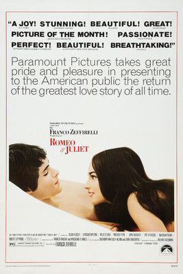 Romeo and Juliet Movie Poster Hussey On Sale United States