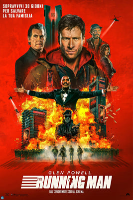 The Running Man Movie Poster Italian - 16"x24" The Poster Depot