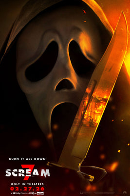 Scream 7 Movie Poster Burn It All Down - 27"x40" The Poster Depot