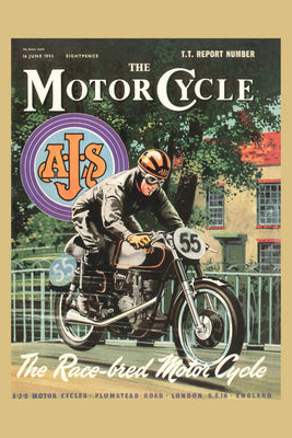 The Motorcycle Poster (16"x24") The Poster Depot