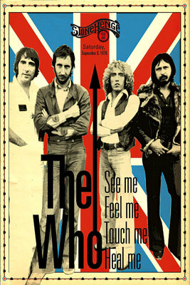 The Who Poster 16x24 1978 Concert The Poster Depot