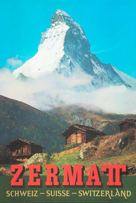 Zermatt Travel Poster - 11"x17" The Poster Depot