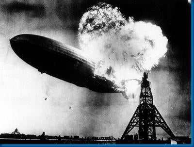 Hindenberg The Metal Print 8in x 12in