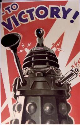 Dr. Who Daleks Victory War-Propaganda Style Metal Poster Choose Style The Poster Depot