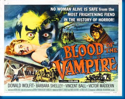 Blood Of The Vampire poster 27"x40" The Poster Depot