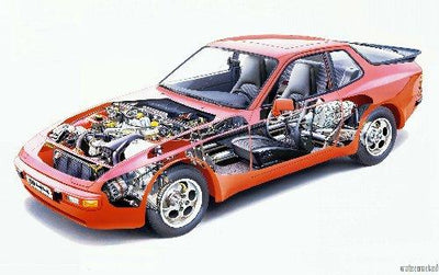 944 Cutaway Metal Print 8in x 12in
