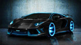 Lamborghini Aventador Tron Legacy Art poster Metal Sign Wall Art 8in x 12in 12"x16" The Poster Depot