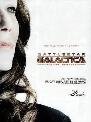 Battlestar Galactica poster tin Metal Print Wall Art