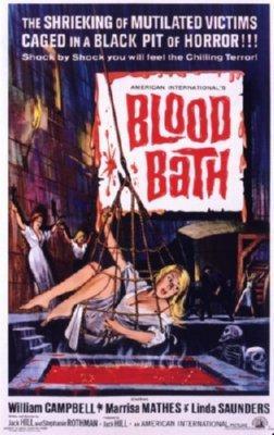 Blood Bath Mini movie poster Metal Print 8in x 12in