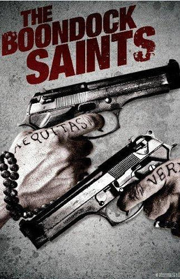 Boondock Saints Mini movie poster Metal Print 8in x 12in