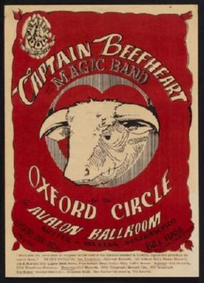Captain Beefheart poster tin Metal Print Wall Art