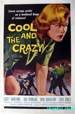Cool And The Crazy movie poster Metal Print 8in x 12in