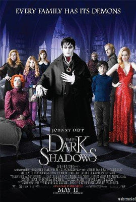Dark Shadows Mini movie poster Metal Print 8in x 12in