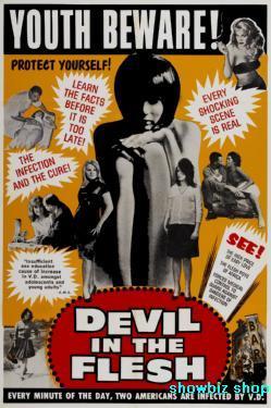 Devil In The Flesh movie poster Metal Print 8in x 12in