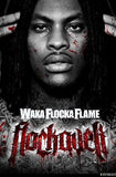 Waka Flocka Flame Metal Poster Wall Art 8in x 12in 12"x16" The Poster Depot