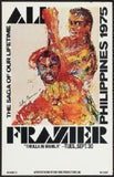Frasier Vs. Ali 1975 poster tin Metal Print Wall Art