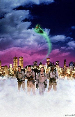 Ghostbusters Mini movie poster Metal Print 8in x 12in