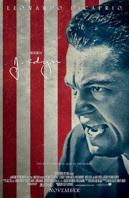 J. Edgar Metal Movie Poster 8in x 12in
