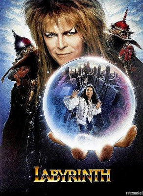 Labyrinth Mini movie poster Metal Print 8in x 12in