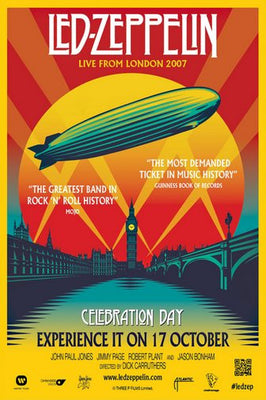 Led Zeppelin Live From London 2007 poster 11inx17in The Poster Depot