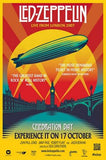 Led Zeppelin Live From London 2007 poster tin Metal Print Wall Art