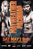 Floyd Mayweather Jr vs. Manny Pacquiao May 2 2015 Promo Metal Poster Wall Art 8in x 12in 12"x16" The Poster Depot
