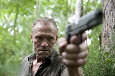 Michael Rooker Merle The Walking Dead poster tin Metal Print Wall Art