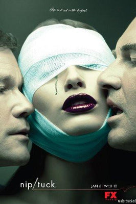 Nip Tuck poster tin Metal Print Wall Art