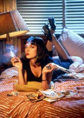 Pulp Fiction movie Uma Thurman Poster Metal Print 12"x16" The Poster Depot