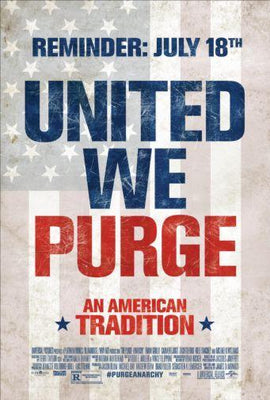 Purge Anarchy movie poster Metal Print 8in x 12in