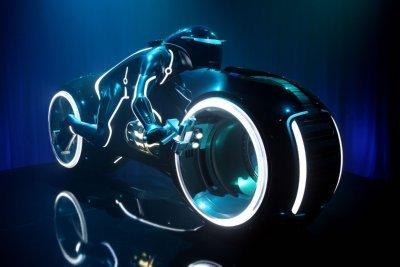 Tron Cycle Metal Print 8in x 12in