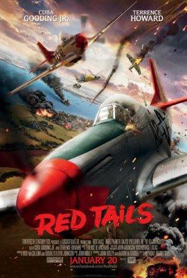 Red Tails movie poster Metal Print 8in x 12in
