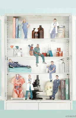 Scrubs poster tin Metal Print Wall Art