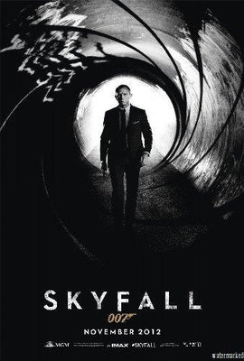 Skyfall Mini movie poster Metal Print 8in x 12in