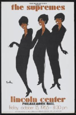 Supremes poster #01 At Lincoln Center 11x17 poster The Poster Depot
