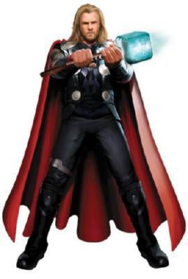 Thor movie poster Metal Print 8in x 12in